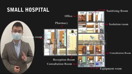 Flatpack Modular Container Makeshift Hospitals