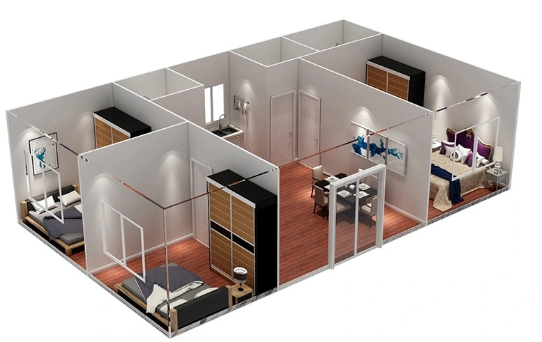 Technical Support Flat Packing Container House as Hospital