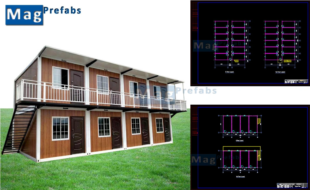 Professional Heigh Strengh Prefabricated Construction Emergency Quarantine Hospital Assembly Easy