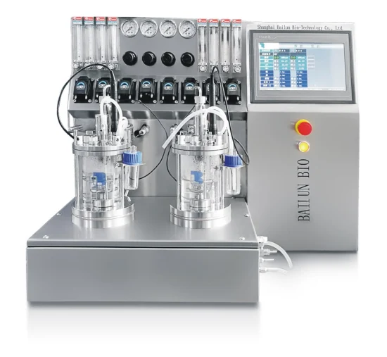 10 Liter Glass Lab Acid Sanitizeing Microbial Fermentor